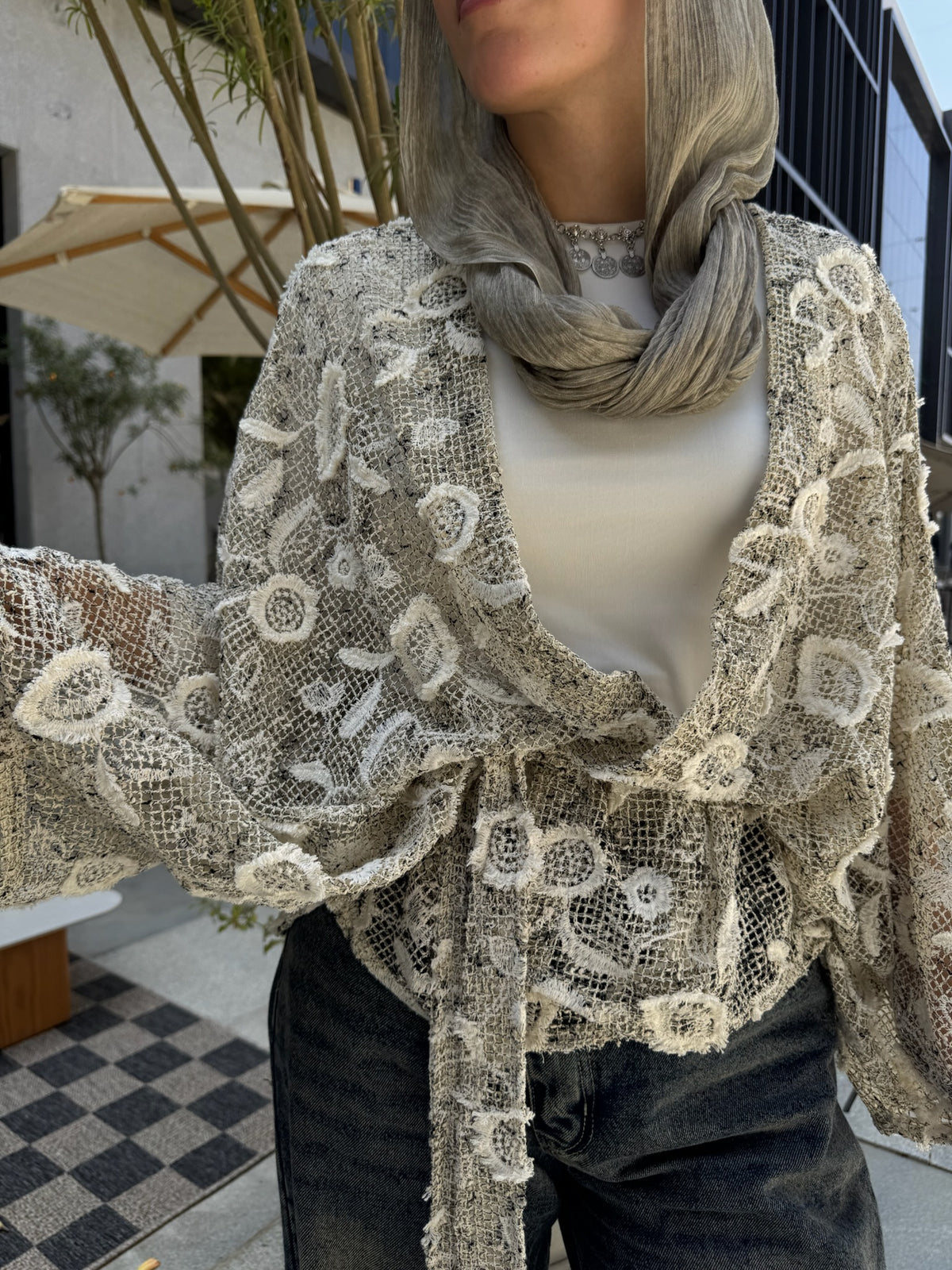 Short Summer Bloom Cardigan
